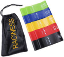 Generis resistance bands with carrying bag, 5 pieces