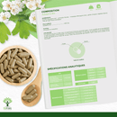 Organic hawthorn - dietary supplement - in capsules