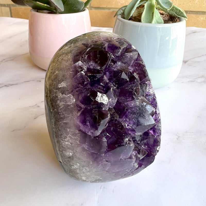 KARMA YOGA SHOP - Amethystgeode aus Uruguay