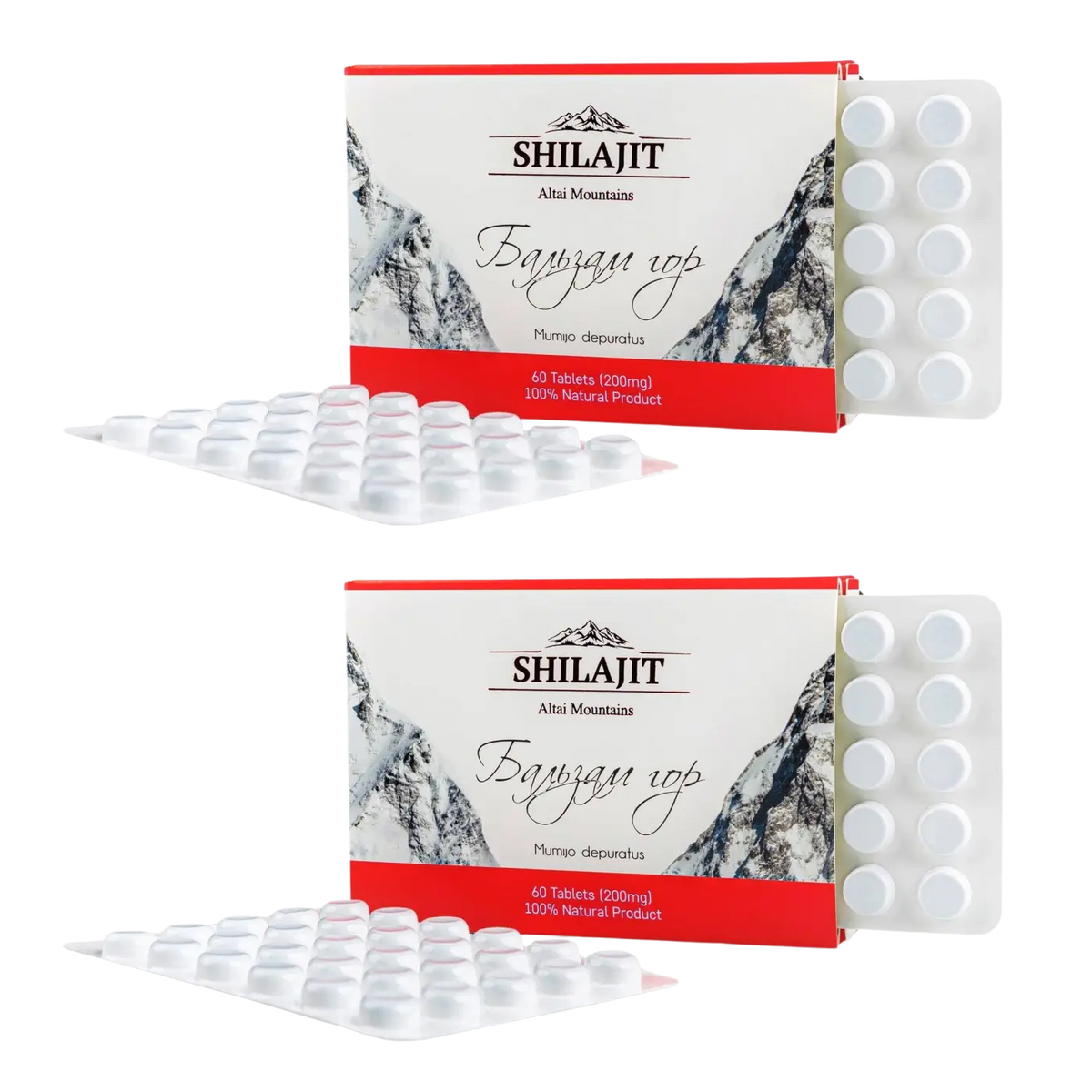 SiberianGreen Bergbalsam mit Shilajit und Mumio, Nahrungsergänzung, 120 Kapseln, natürliche Vitalstoffquelle