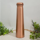 Reine Kupferwasserflasche Turm matt, 850 ml, schwere Ausführung, von Ayurveda Specialist B.V. mit kupfernem Design und robustem Aussehen