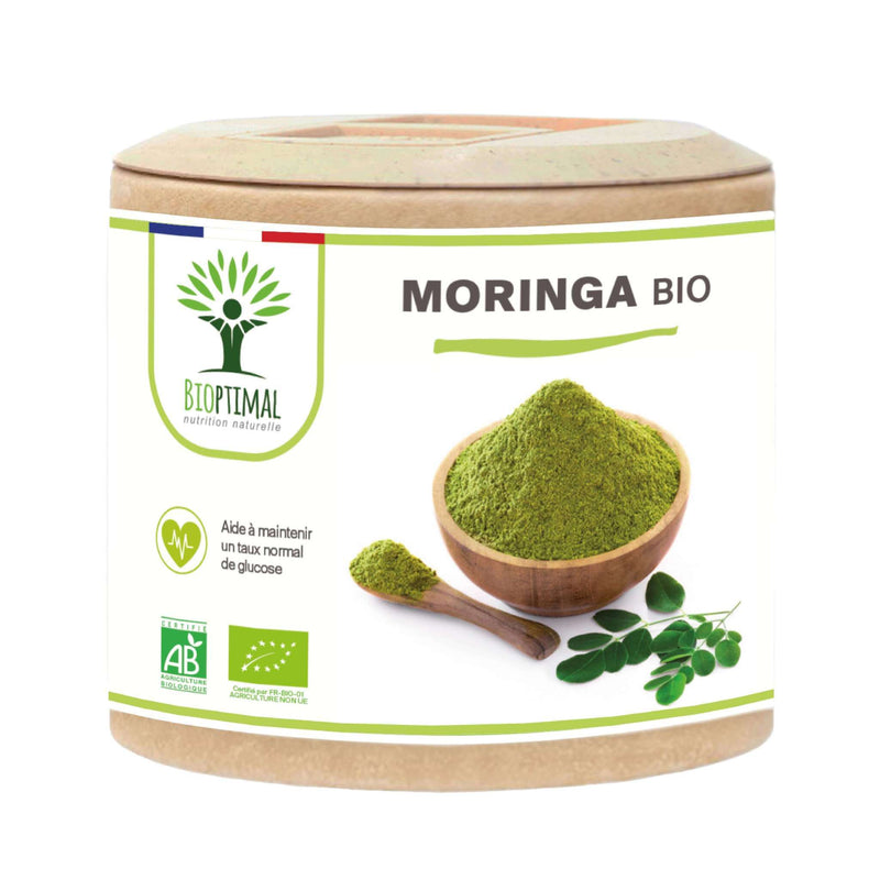 Moringa bio - Glycémie, perte de poids - Complément alimentaire - en capsules