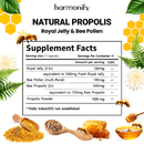 Natural Propolis, Royal Jelly Bee 1000 mg to support the immune system