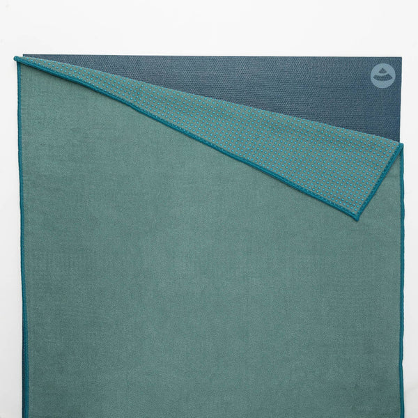 Serviette de yoga GRIP² Serviette de yoga avec picots antidérapants bleu minéral