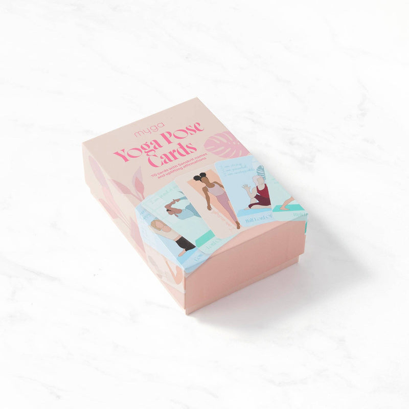Myga Mini Affirmations Yoga Pose Cards – Inspiration &amp; Mindfulness for Every Day