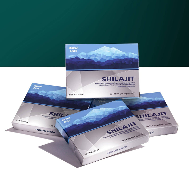 SiberianGreen - Altaic Pure Shilajit Blue Mountains „MUMIJO“, 120 Stück (2 x 60 Stück)