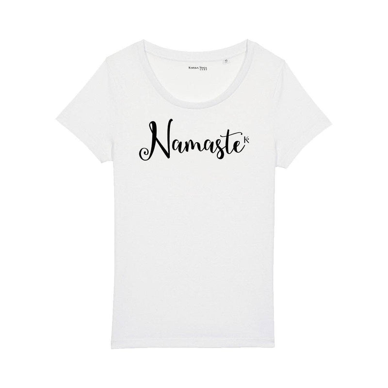 T-shirt femme Namaste en coton biologique