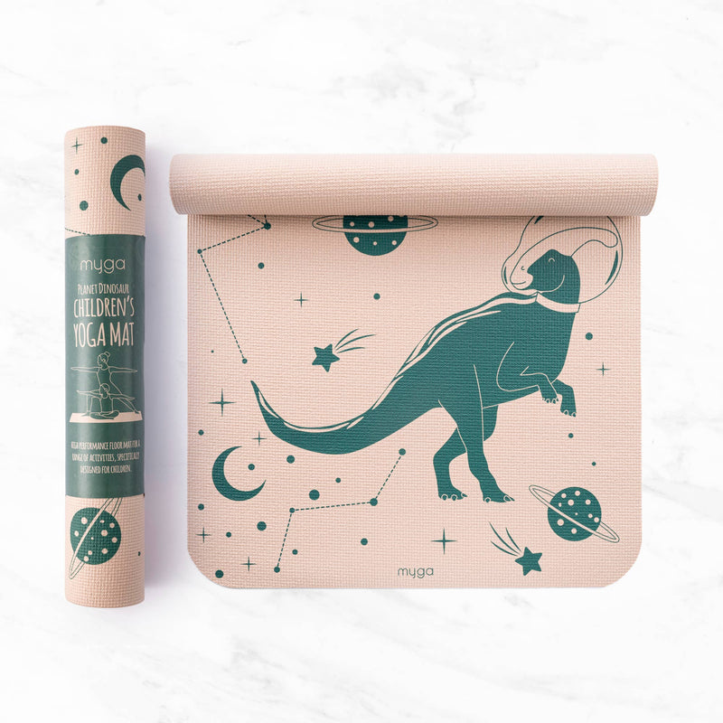 Myga Eco - Space Dino Yogamatte für Kinder