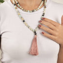 Mala Pearl Necklace - Growth Amazonite