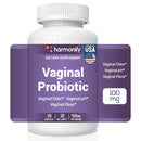 Eine lila Dose Harmonify Vaginal-Probiotikum zur Unterstützung des pH-Werts und der Flora.