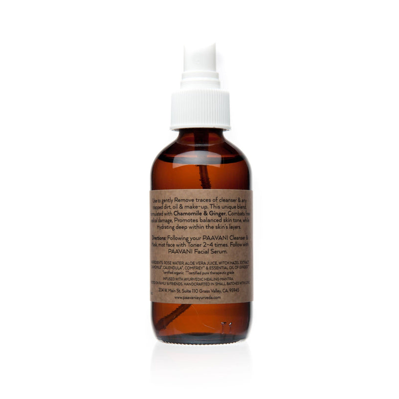 PAAVANI Ayurveda - Vata Toner | Ayurvedischer Gesichtsspray für trockene, empfindliche Haut