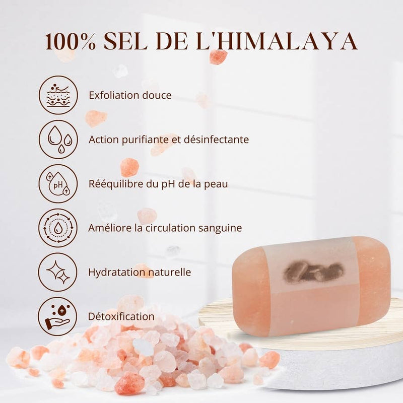 Zen'Arome - Natural Himalayan Salt Soap - Exfoliating and Cleansing