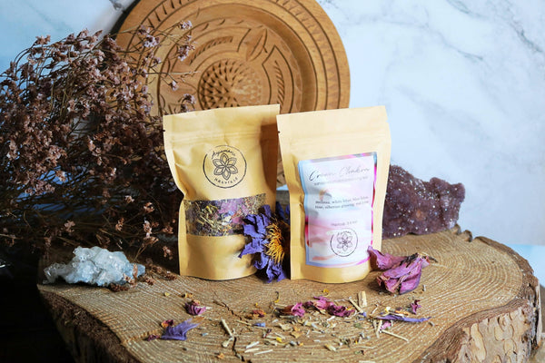Ayamani Naturals - Crown Chakra Kräutertee | mit Lotus, Rose und Ginseng