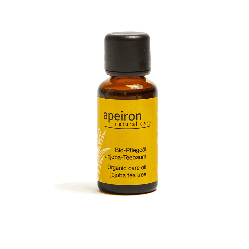 Huile de soin bio Apeiron Jojoba-Arbre à thé 30 ml