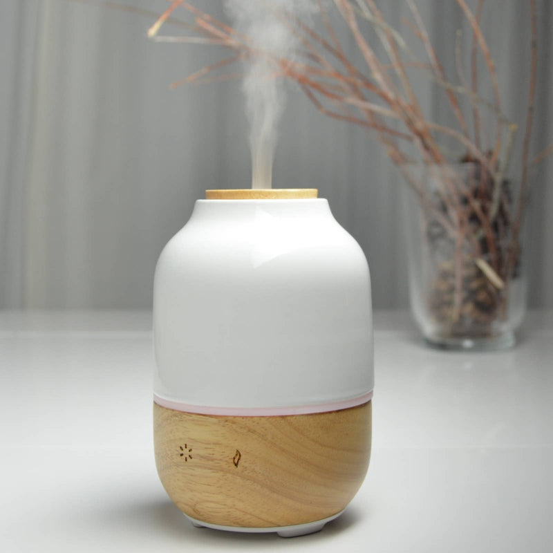 Zen'Arome - Essential Oil Diffuser Wood &amp; Ceramic Purisia
