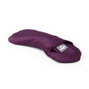 Yoga Augenkissen OM Mit Lavendel, Mako-Satin Aubergine