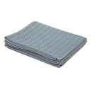 Couverture en coton NIDRA Shavasana Yoga, motif à chevrons