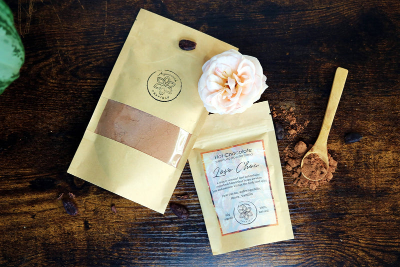 Love Choc | Aphrodisierende heiße Schokoladenmischung mit rohem Kakao