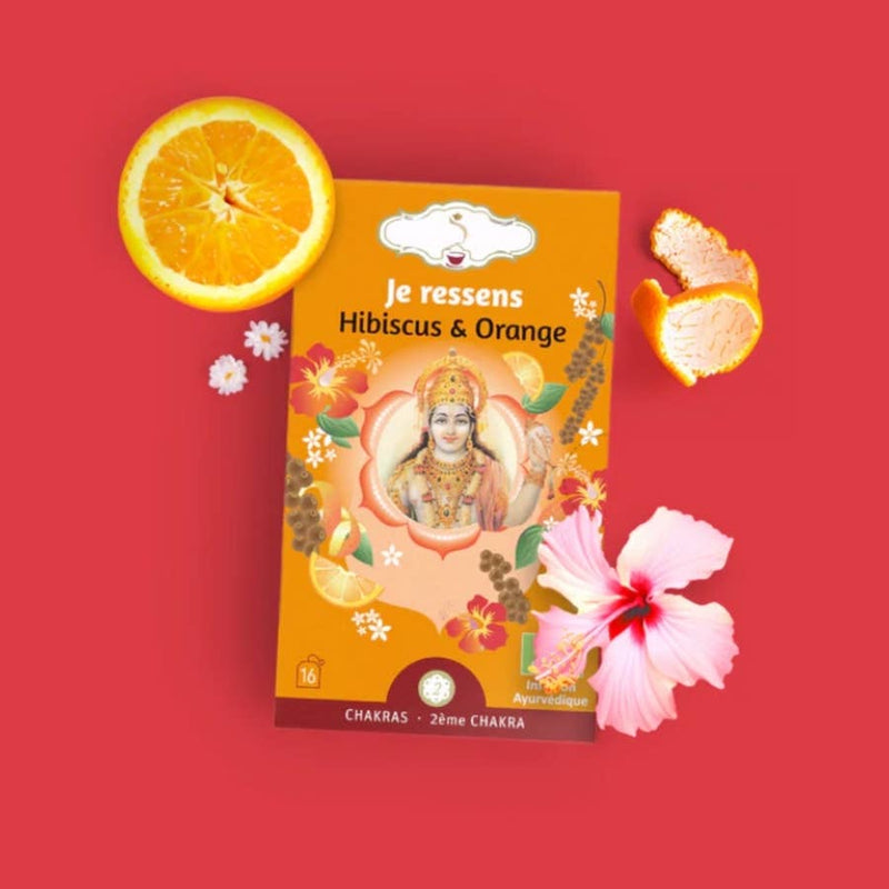 Zen'Arome - Tisane Bio I Feel 16 Sachets Hibiscus / Orange