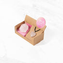 Myga Eco - Geode-Geschenkset - Rohstein und Anhänger, Auswahl aus 3 Kristallen