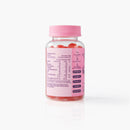 Nährwerttabelle auf einer Flasche Myga Kollagen-Gummis.