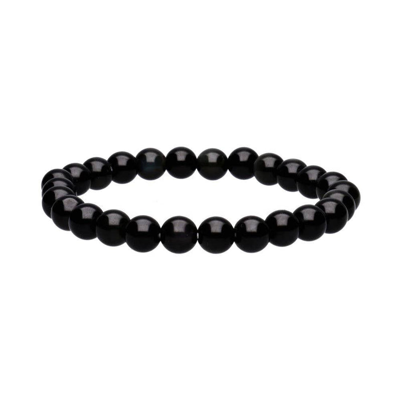 Vives de la Cortada S.L - 8 mm Regenbogen-Obsidianarmband