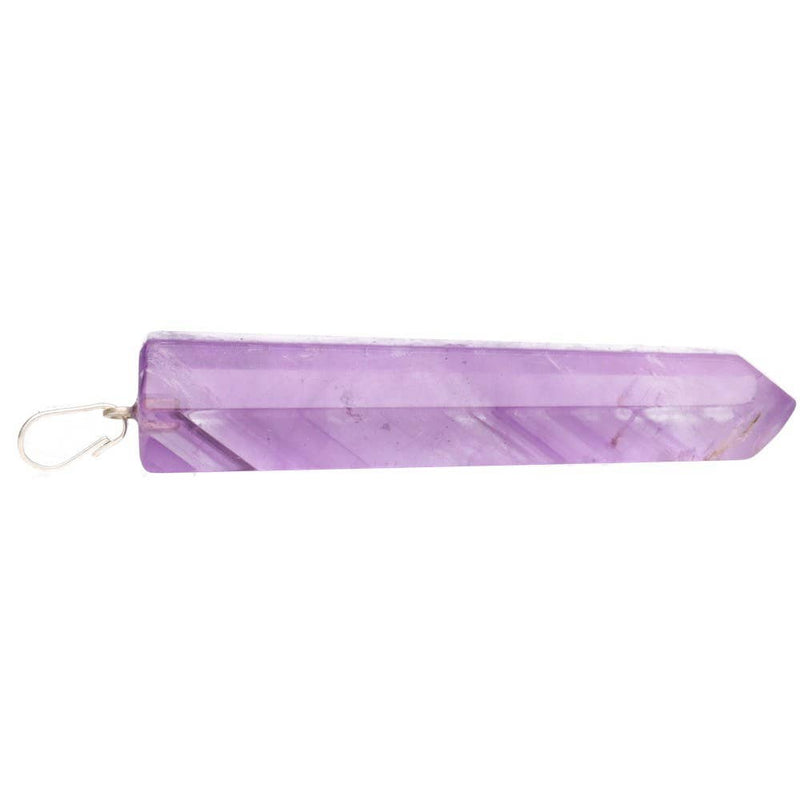 Anhänger mit poliertem Amethyst-Punkt