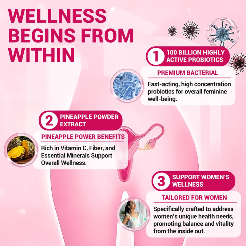 HARMONIFY Ananas Feminine Gummies | Probiotika für Frauen & pH-Balance