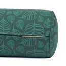 Yoga Bolster Maharaja, Bodhi Leaves, deep green, Dinkel