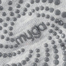 Myga Gripped Yoga-Socken Schwarz