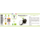 Organic black radish - dietary supplement - in capsules
