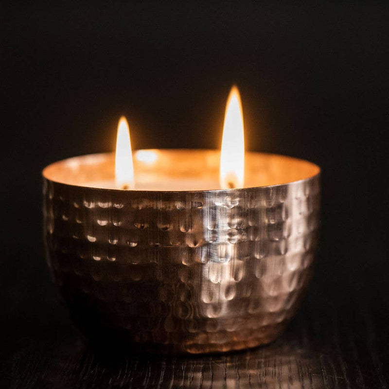 Ayurveda Specialist B.V. - Song of India - Pitta Aqua Oud Duftkerze mit 2 Dochten im Glas