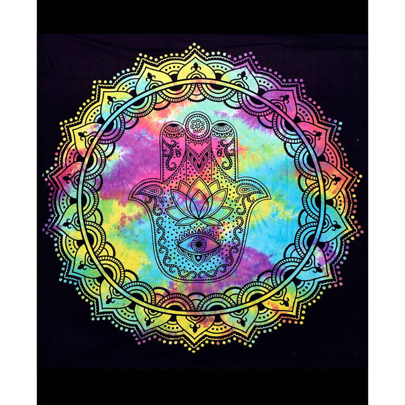 Hamsa Augenschutz Wandteppich, Ritualtuch 213 x 137 cm