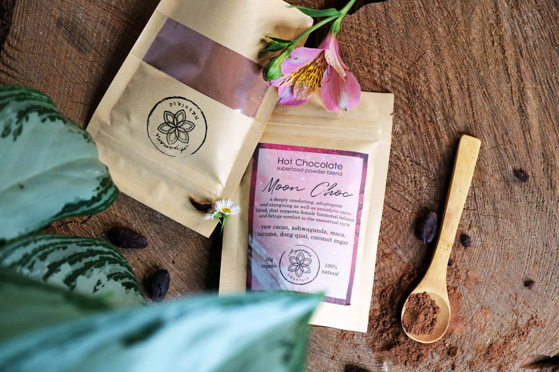 Moon Choc PMS Relief Hot Chocolate, Fairtrade Cocoa