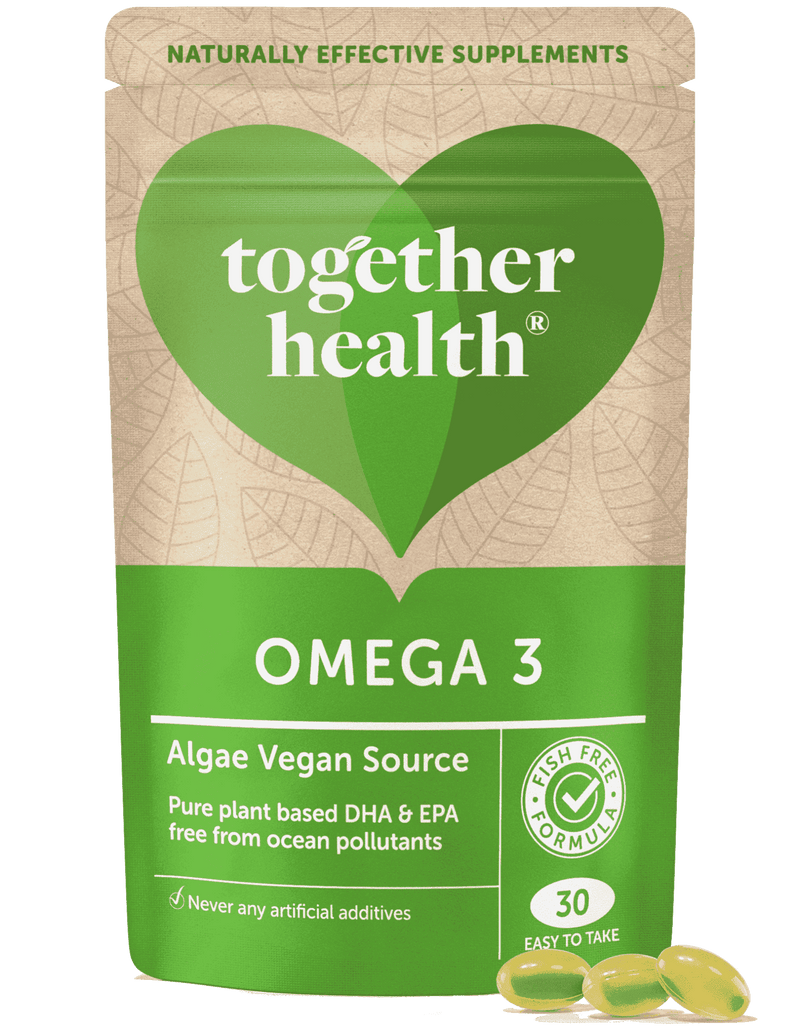 Oméga-3 — Acides gras oméga-3 végétaliens — 30 gélules molles - Cerveau, système cardiovasculaire