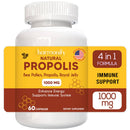 Natural Propolis, Royal Jelly Bee 1000 mg to support the immune system