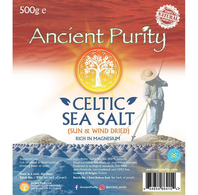 Ancient Purity – Keltisches Meersalz Grob – Natürliches, mineralreiches Meersalz aus Frankreich