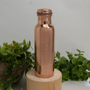 Ayurveda Specialist B.V. - Reine Kupferwasserflasche Blume des Lebens glatt ± 750 ml (schwere ausführung)