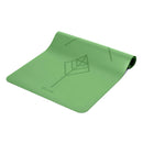 Bodynova PHOENIX Yoga Mat – Tribal Alignment, Green | Non-Slip Grip &amp; Spiritual Design