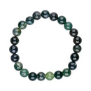 Bracelet agate mousse 8mm