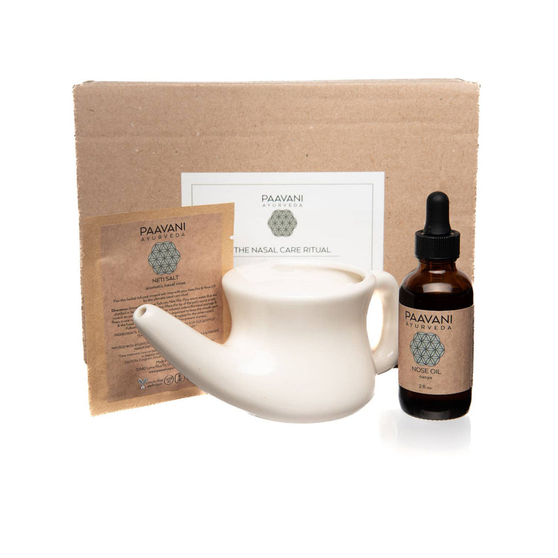 Das Nasenpflege-Ritual | Ayurvedisches Neti- & Nasya-Set