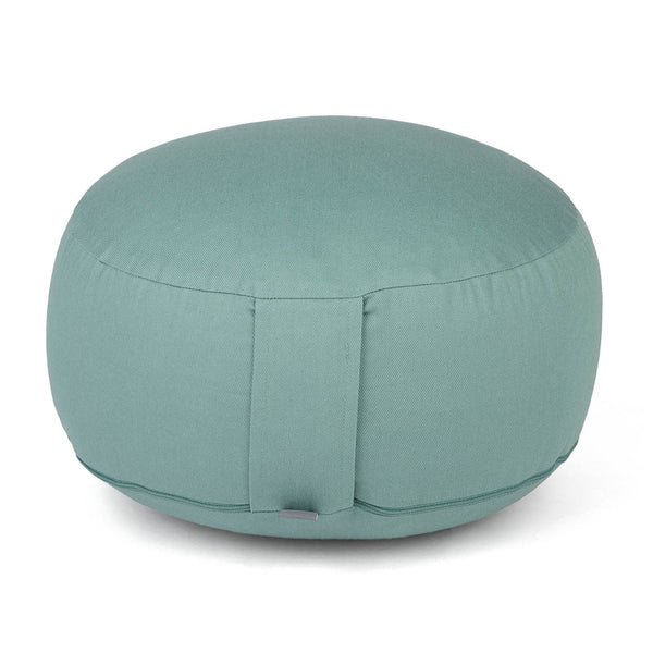 Meditation cushion RONDO ECO spelled mineral blue