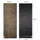 High-quality sustainable jute yoga mat with ultra-grip natural yoga mat