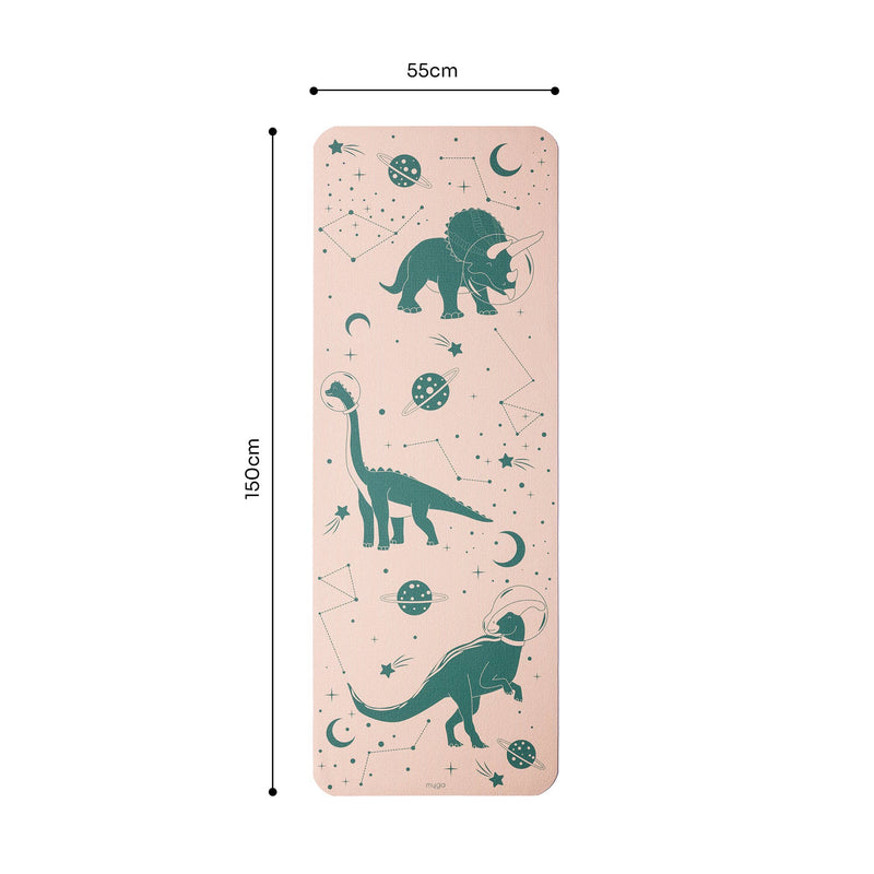 Myga Eco - Space Dino Yogamatte für Kinder