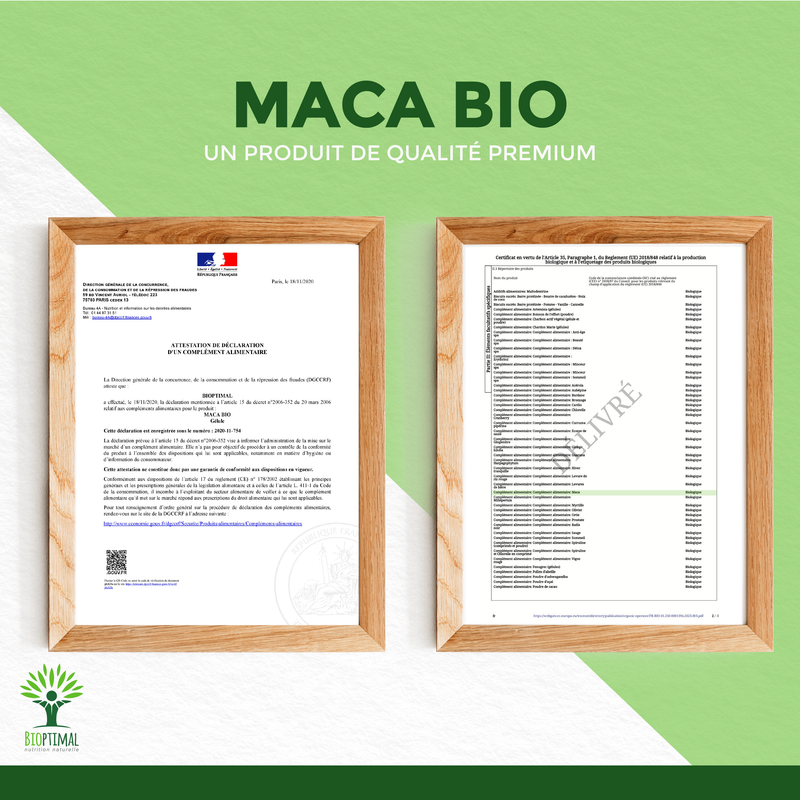 Maca Bio - Energie, Ausdauer, Libido, Fruchtbarkeit - in Kapseln