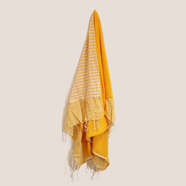 Baumwoll-Sarong - 100x180 cm - Gelb