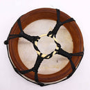 Schamanentrommel mit Mandala-Motiv und Schlägel, 20 cm Durchmesser, handgefertigt, für spirituelle Rituale und Meditation