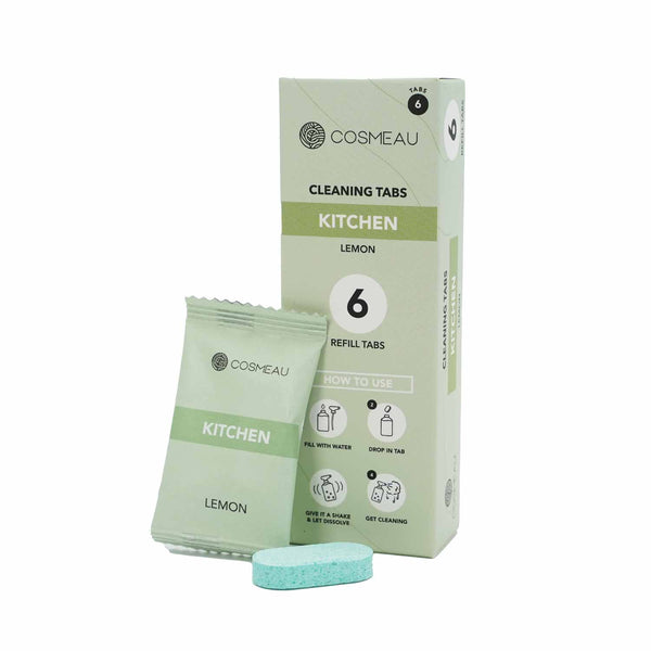Bamboozy x Cosmeau - Cosmeau Kitchen Cleaning Tabs, Nachfüllpackung, 6 Stück
