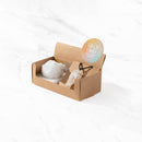 Myga Eco - Geode-Geschenkset - Rohstein und Anhänger, Auswahl aus 3 Kristallen