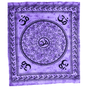 Wall hanging ritual cloth “Mandala Om” made of cotton 200x220cm